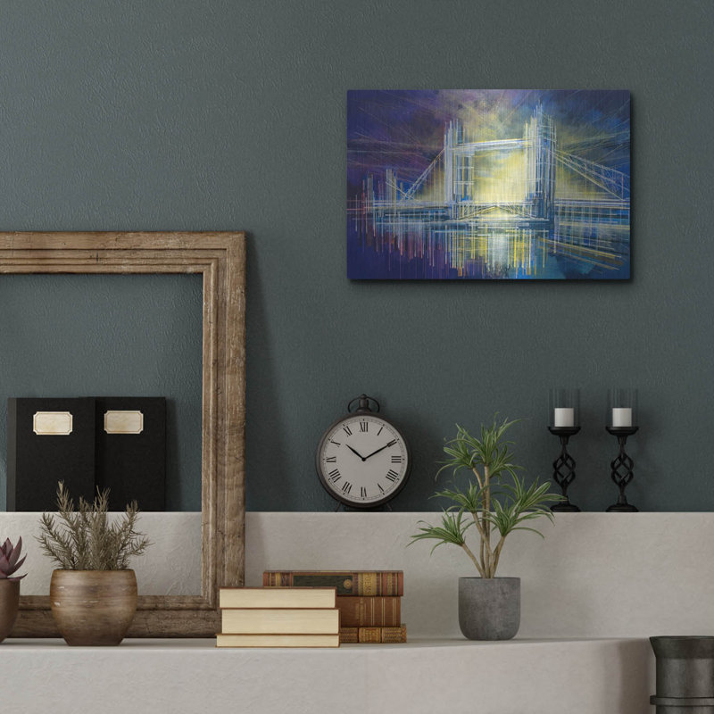 «Tower Bridge At Midnight» par Marc Todd, H 12 po x l 16 po