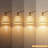 Set Of 2 Wall Sconce Swiming Arm Light With Rattan Lampshade Dimbble Wall Light For Bedroom Office Living Room