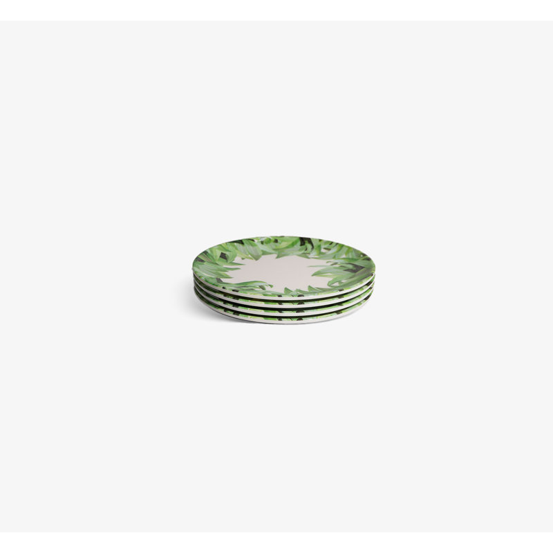 Bol Pura Vida, Floral, Vert/blanc