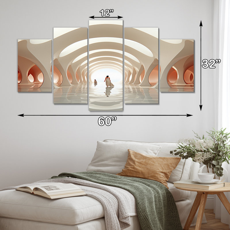 Charpentier - Architecture Wall Art Print - 5 Panels