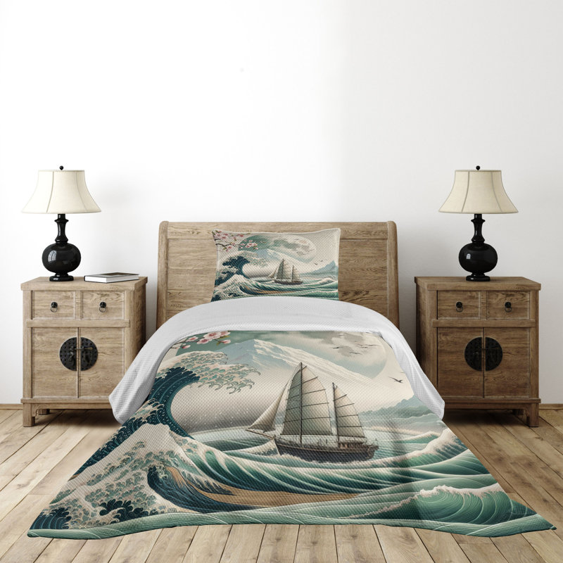 Polyester Coverlet, Twin Coverlet + 1 Standard Shams