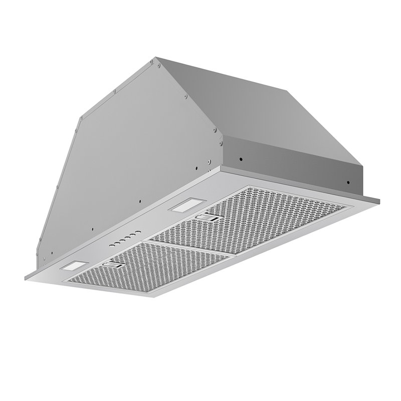 Victory 30-Inch 600 CFM Insert Range Hood with 4-Speed Push Button in Stainless Steel, Bright LED Lights, Auto-Shutoff Timer