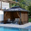 Paroi latérale en polyester pour pavillon de jardin Aoodor-121327730-97531257