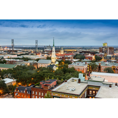 «Latreese Savannah Georgia Cityscape» par Seanpavonepoto - reproduction