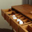 French-style minimalist drawer storage cabinet