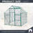 6x8 Polycarbonate Greenhouse for Outdoor Backyard Green