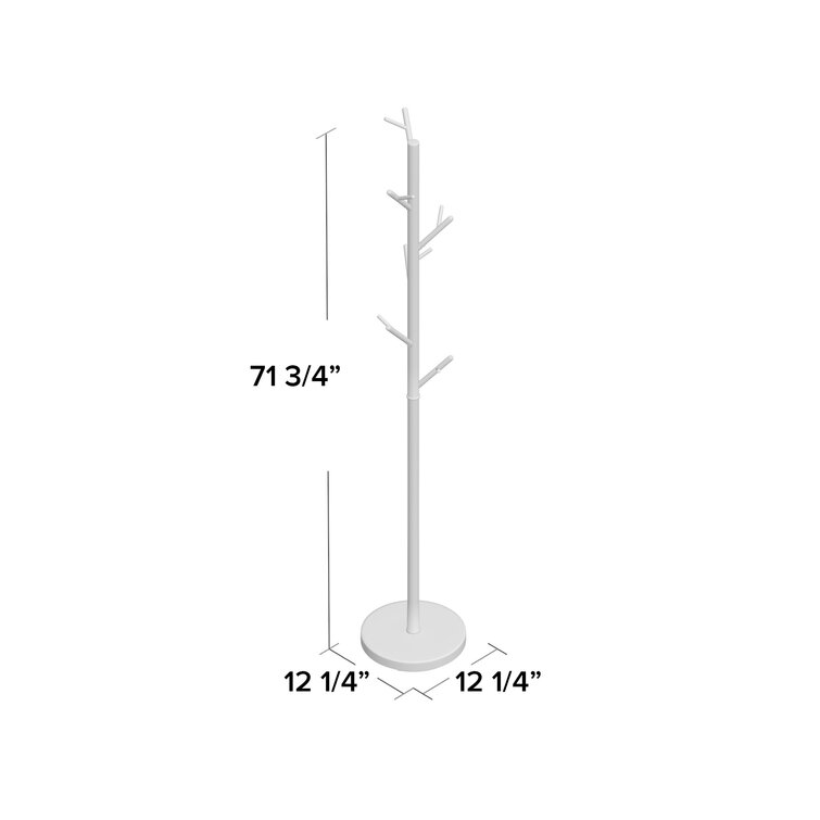 RAK Blizon Freestanding 4 - Hook Coat Rack