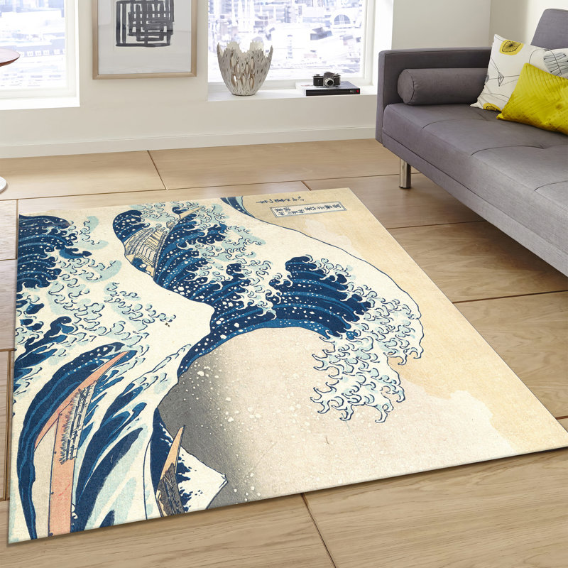 Handcrafted Artistic Bohemian With Pile Soft Printed Rug Featuring Geometric Design Ideal for Home and Office Decor