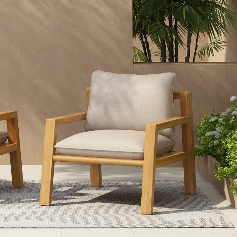 Chaise longue avec coussins Oris