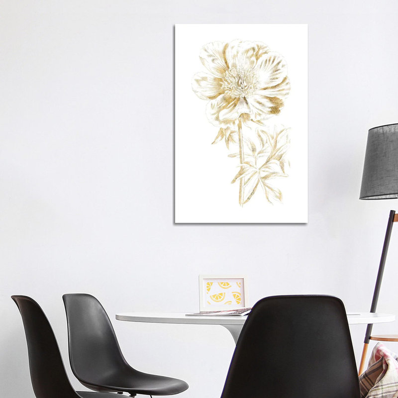 Gilded Botanical VIII by Wild Apple Portfolio - Wrapped Canvas Painting, 101.6 cm H x 66.04 cm W x 3.175 cm D