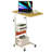 23.62'' W Laptop/Tablet Storage Cart with Wheels