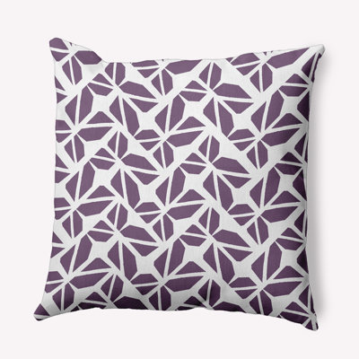 Geometric Outdoor Reversible Throw Pillow