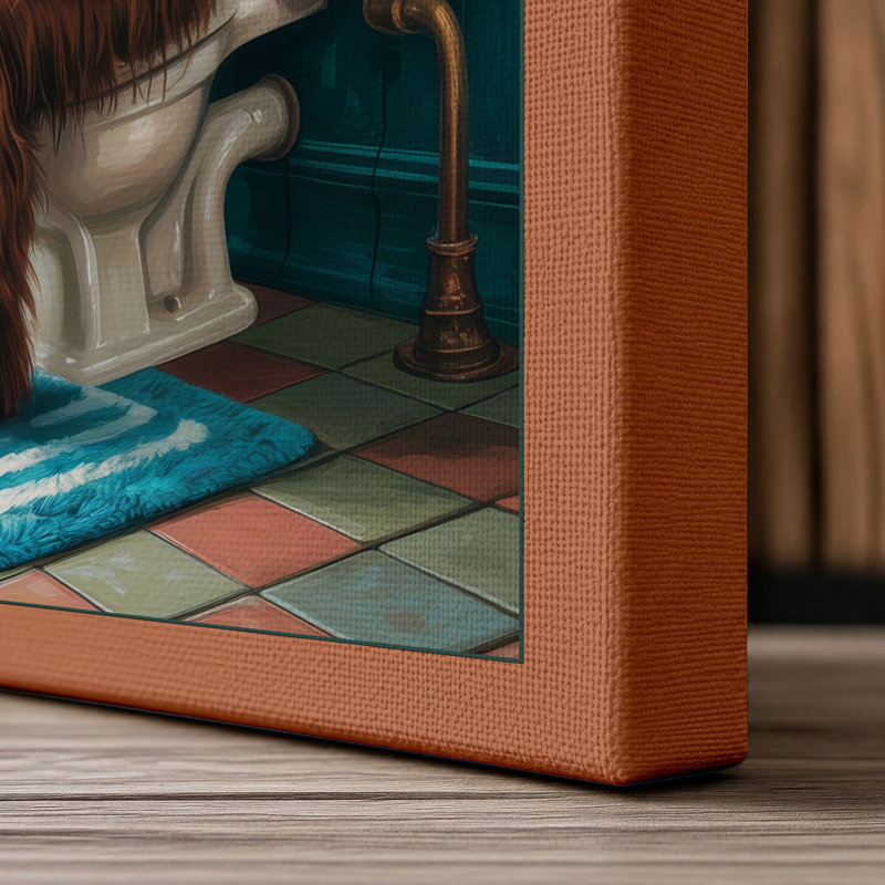 Print, Terracotta Border, 30x20 - 76.2 x 50.8 cm