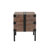 Trunk Table And Side Table S/3 with Large Storage Dress