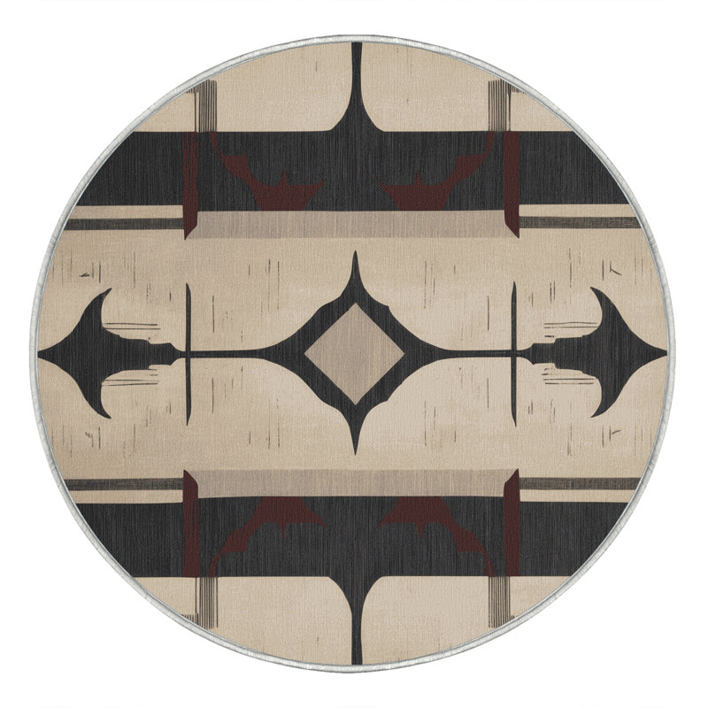 Chivalric Charm Rug, Round 5'