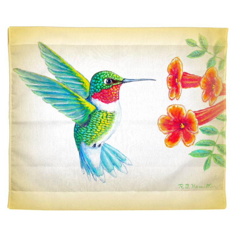 Suspension murale hummingbird dick de polyester