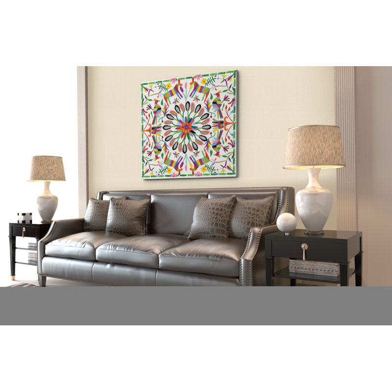 « hallucination ii », peinture, H 40 po x l 40 po x P 1,5 po, Toile tendue