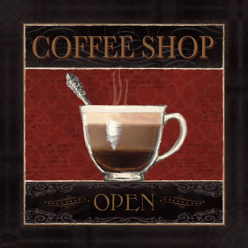 Café I, H 12 po x l 12 po