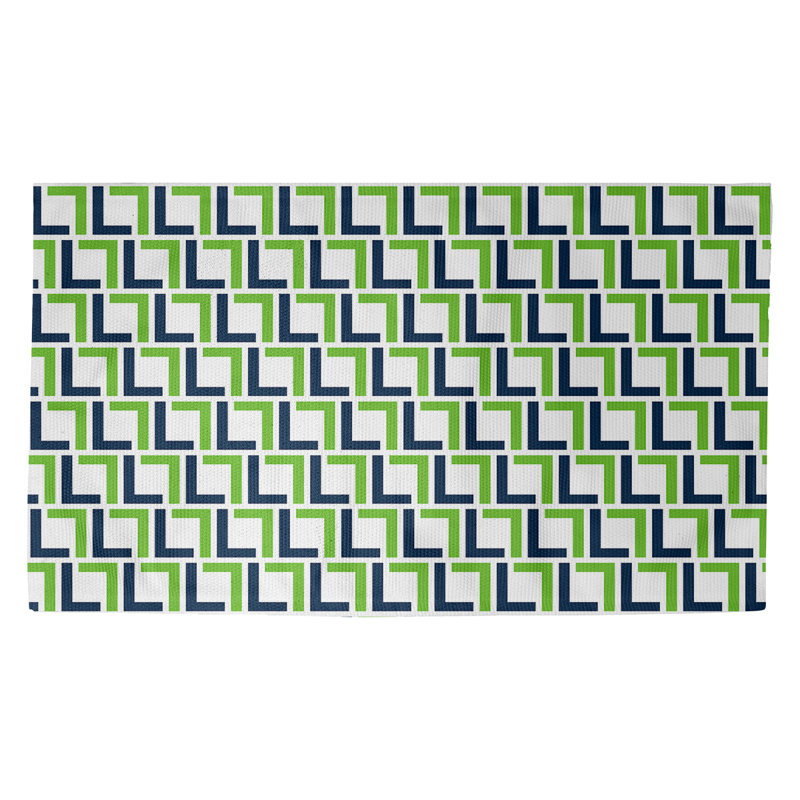 Geometric Indoor Rug, Rectangle 2' x 3'
