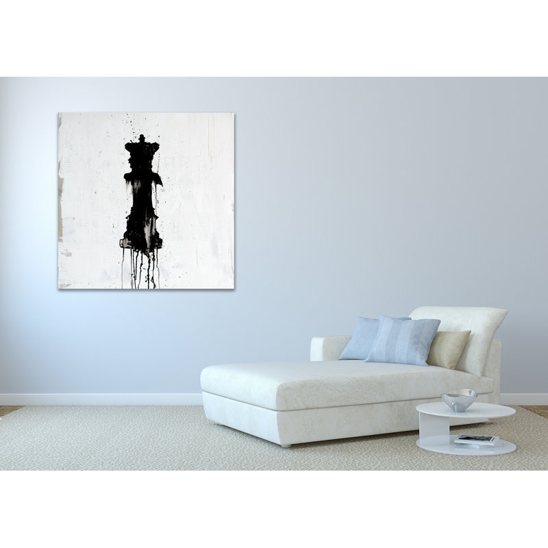 Queen 1 Piece Wrapped Canvas Painting, 76cm H x 76cm W x 4cm D