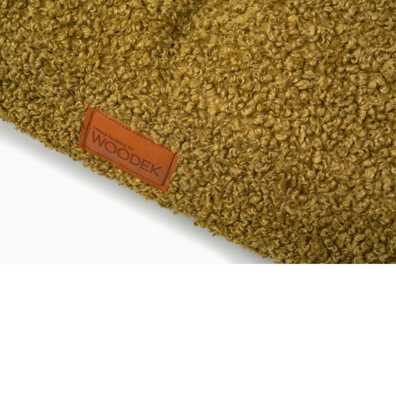 Lit orthopédique pour chien avec traversin «Milo» - Housse amovible et lavable, Vert, H 9,84 po x l 31,50 po x P 23,62 po
