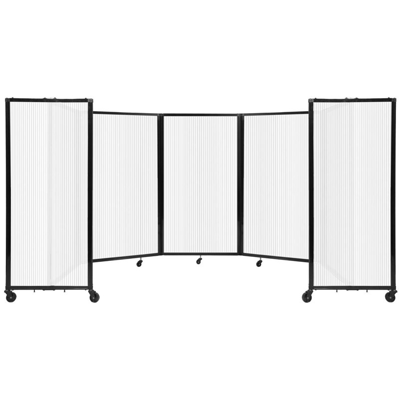 Cloison murale en polycarbonate 360, H 60 po x l 168 po, Opale