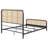 Begic Open Cane Webbing Metal Bed-489499383-489499369