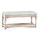 Summer Retreat Wicker Shelf Storage Bench