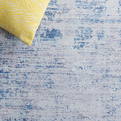 Seandre Abstract Machine Washable Area Rug