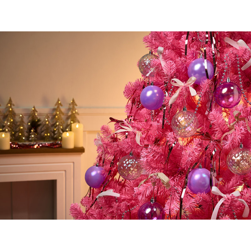 9cm Solid Colour Plastic / Acrylic Bauble