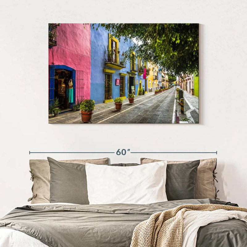 Sireci Mexican Street, 32" H x 48" W