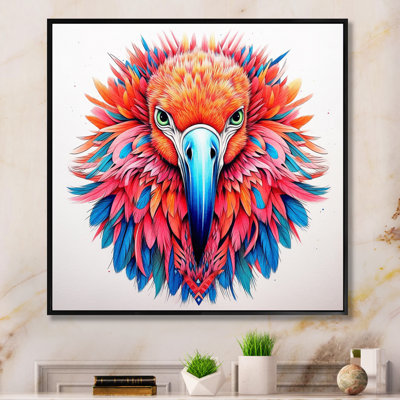 «Tropical Flamingo Grace II», reproduction d'art sur toile