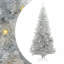 vidaXL Christmas Tree with 300 LEDs with Stand Silver PET-1402207876