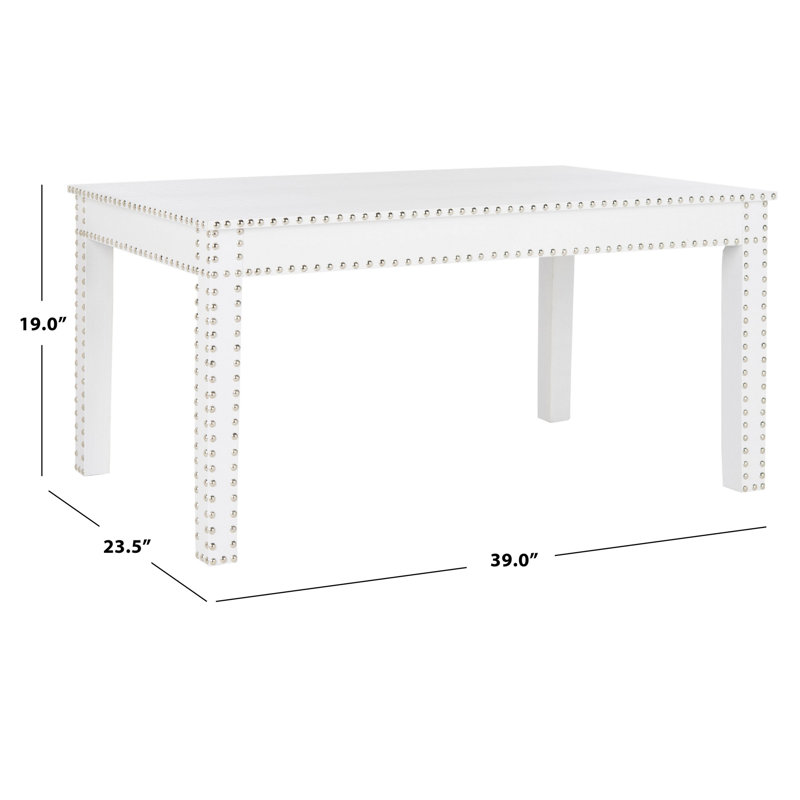 Coda Coffee Table, White Crocodile
