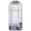 Miroir arqué pleine longueur 71 po x 32 po, grand corps entier pour la chambre à coucher-433820353