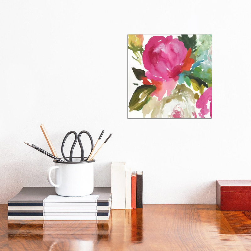 Belle II by Asia Jensen - Wrapped Canvas Painting, 30.48 cm H x 30.48 cm W