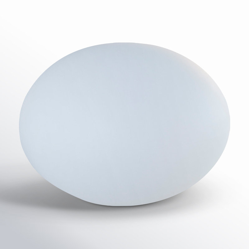 Flatball Battery Powered Integrated LED Color Changing Outdoor Floating Light, 10" H x 13" W x 13" D