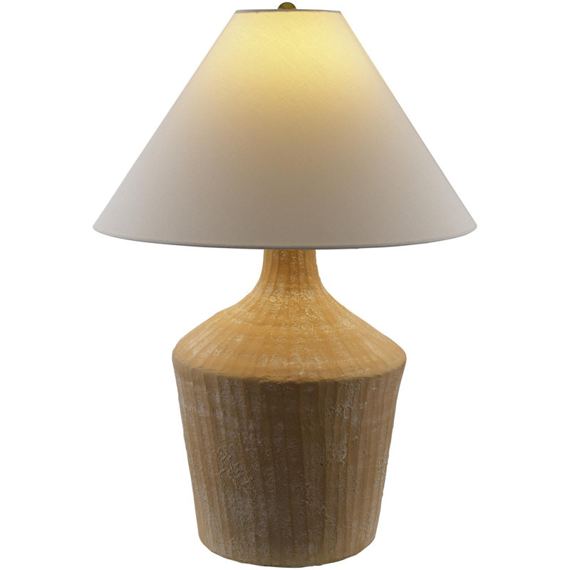 Lampe Ochre Wyn, H 26 po x l 18 po x P 18 po