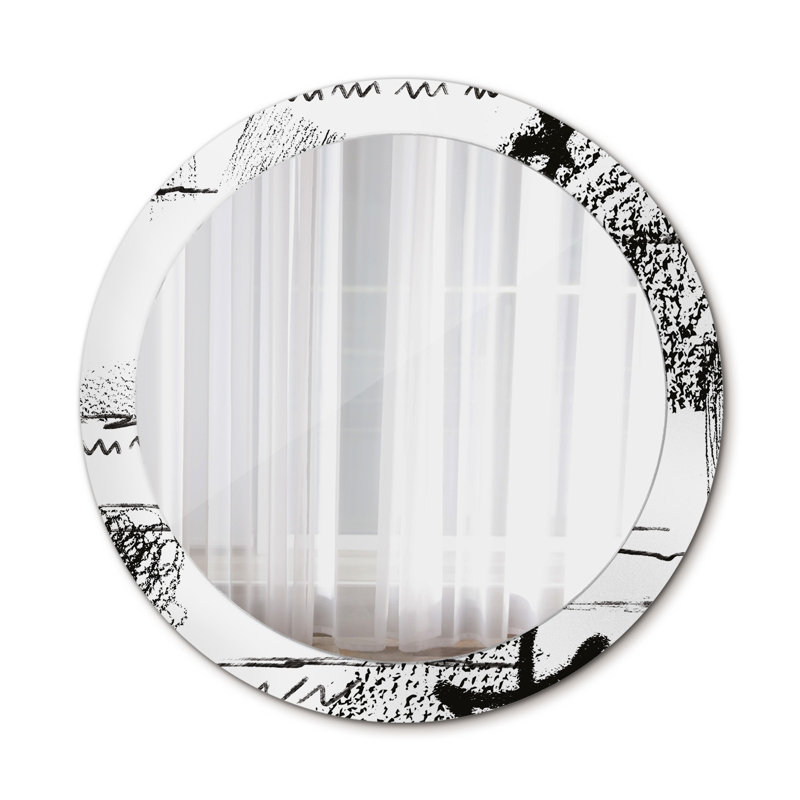 Huldar Glass Flat Wall Mirror