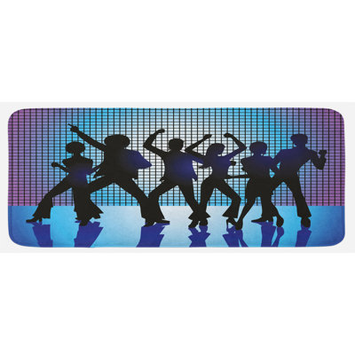 Modern & Contemporary Solid Color Polyester Kitchen Mat