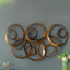 Décoration murale feuille d'or 38,5 x 22 x 4,2 po Seretha