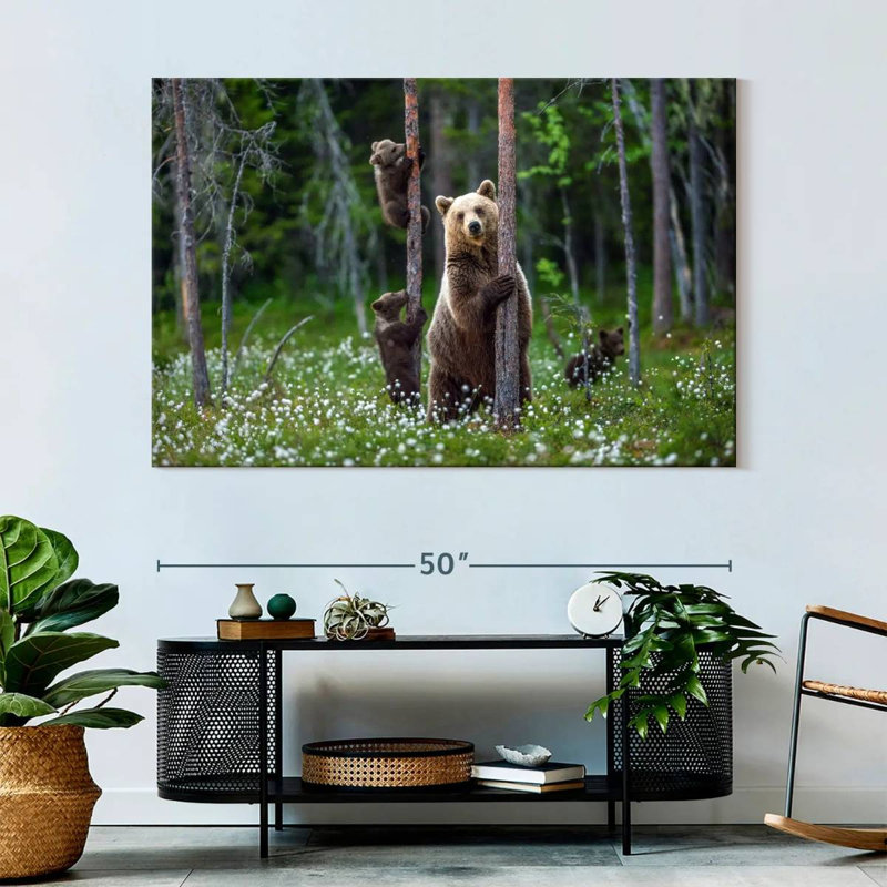 Brampt Grizzly Bear Group, H 34 po x l 51 po