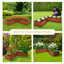 Lit de jardin surélevé en acier galvanisé en forme de L Katherynn - 59,5 po x 59,5 po x 11,75 po - grain de bois-1178568942