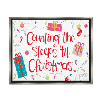 «Counting The Sleep 'Til Christmas» par Stephanie Dicks, impression