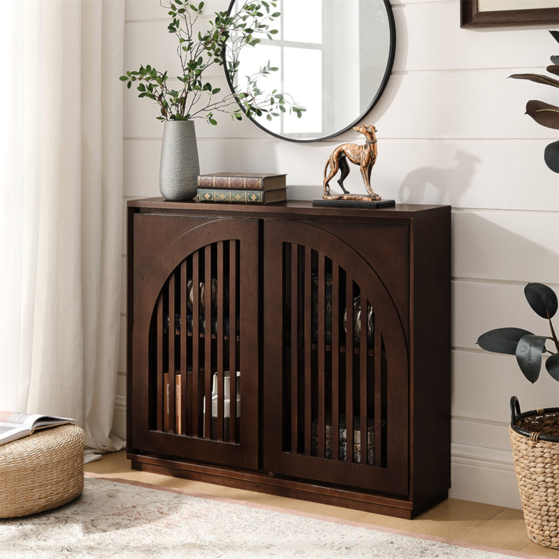 Buffet Mid Mid Century, Noyer foncé