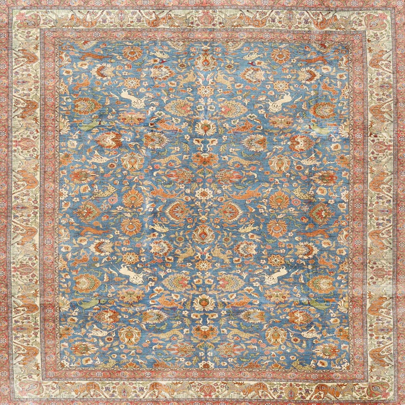 Oriental Indoor Rug, Square 8'