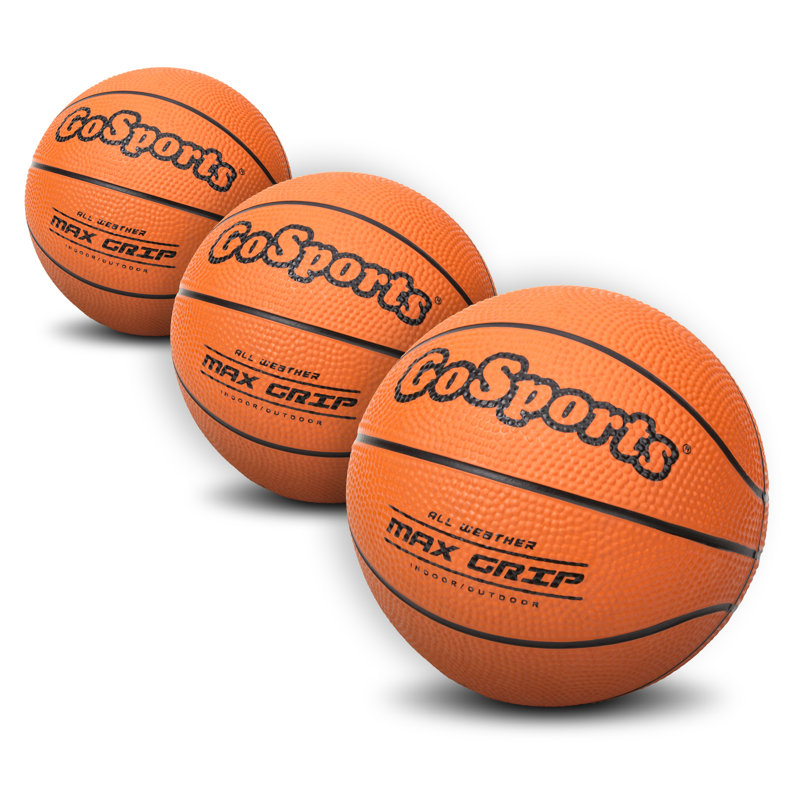 Mini ballon de basketball GoSports 5 pouces avec pompe de qualité supérieure