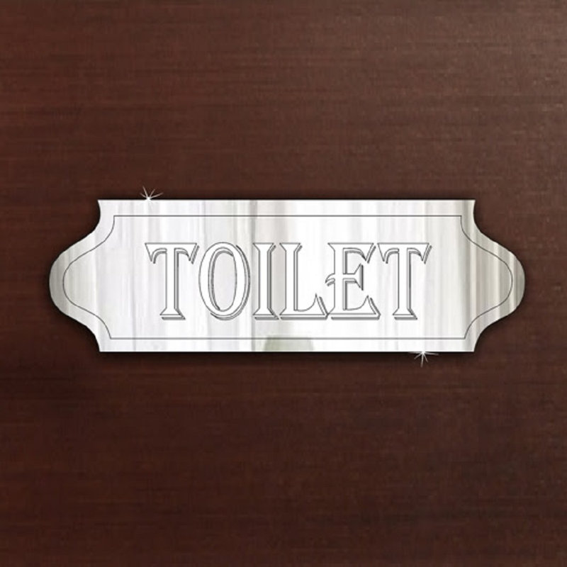 Toilet Decorative Sign
