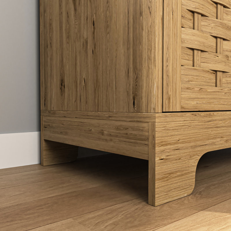 Modern Coffee Bar Cabinet With Adjustable Shelf & Drawer For Bedroom Use Manufactured Wood Buffet Sideboard