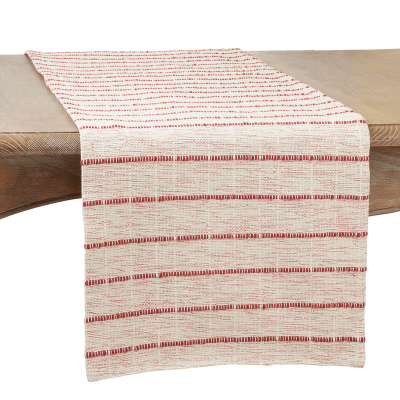 Coralee Striped Table Runnner